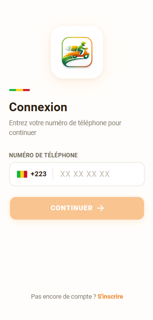 Application mobile présentée sur un téléphone